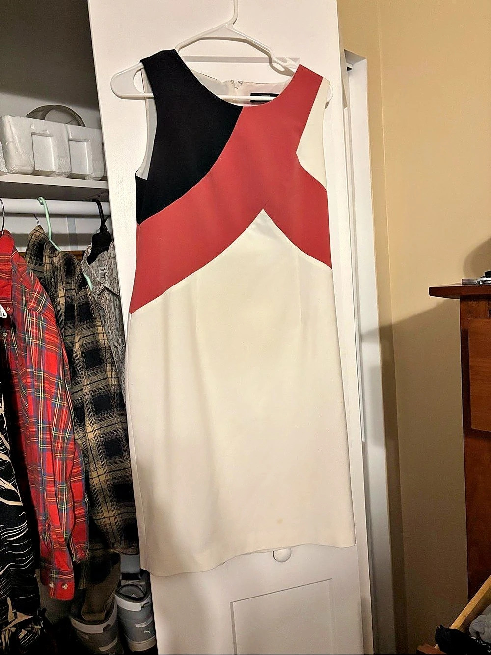 Vintage Nine West Color Block Mini Dress